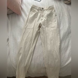 CottonOn cream denim pants. Only worn once